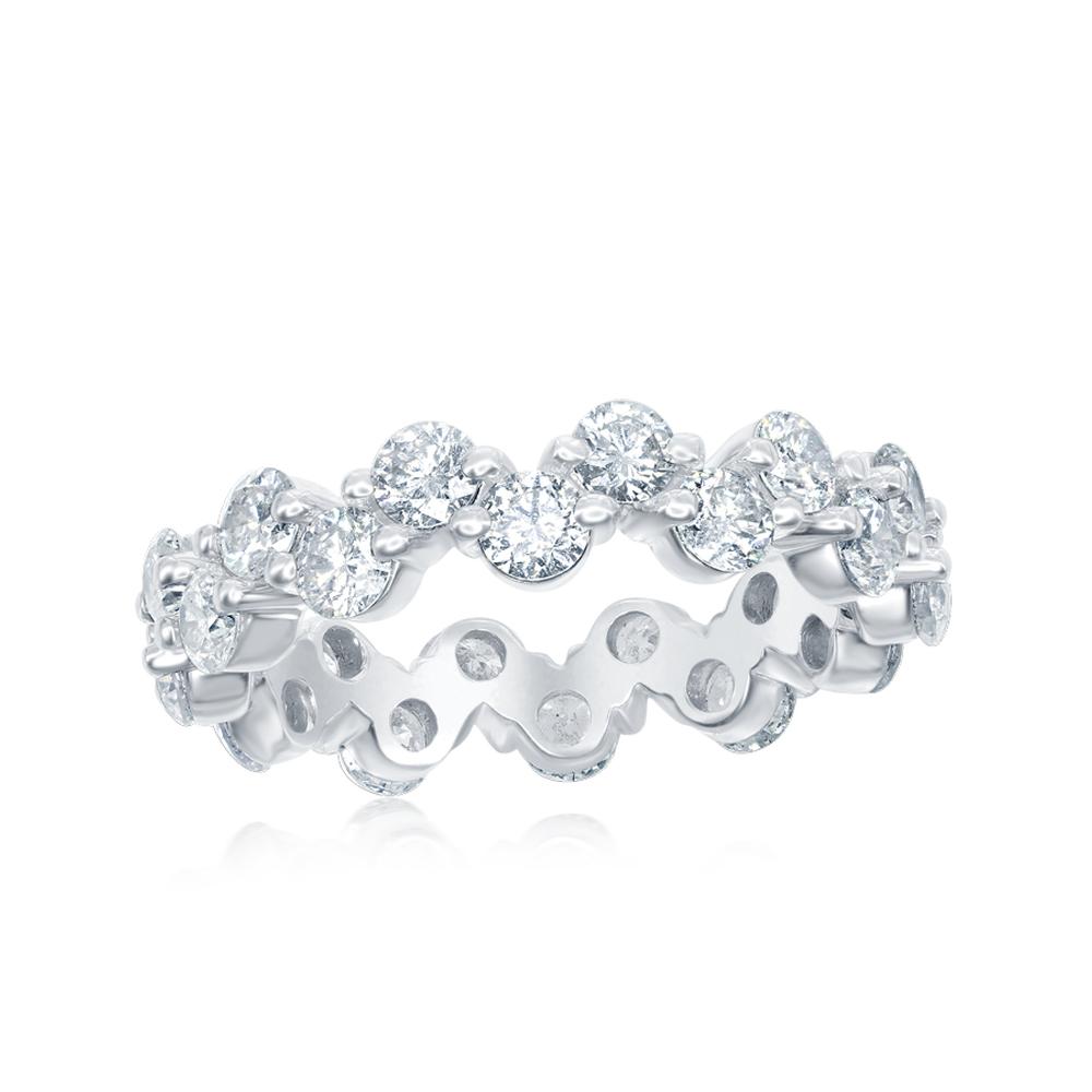 ZigZag Diamond Eternity Ring