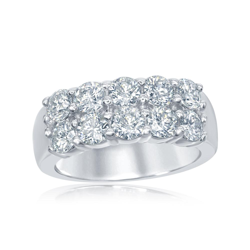 10 Stone Diamond Eternity 25 Pointer