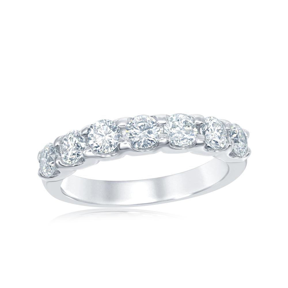 7 Stone Ring Low Setting