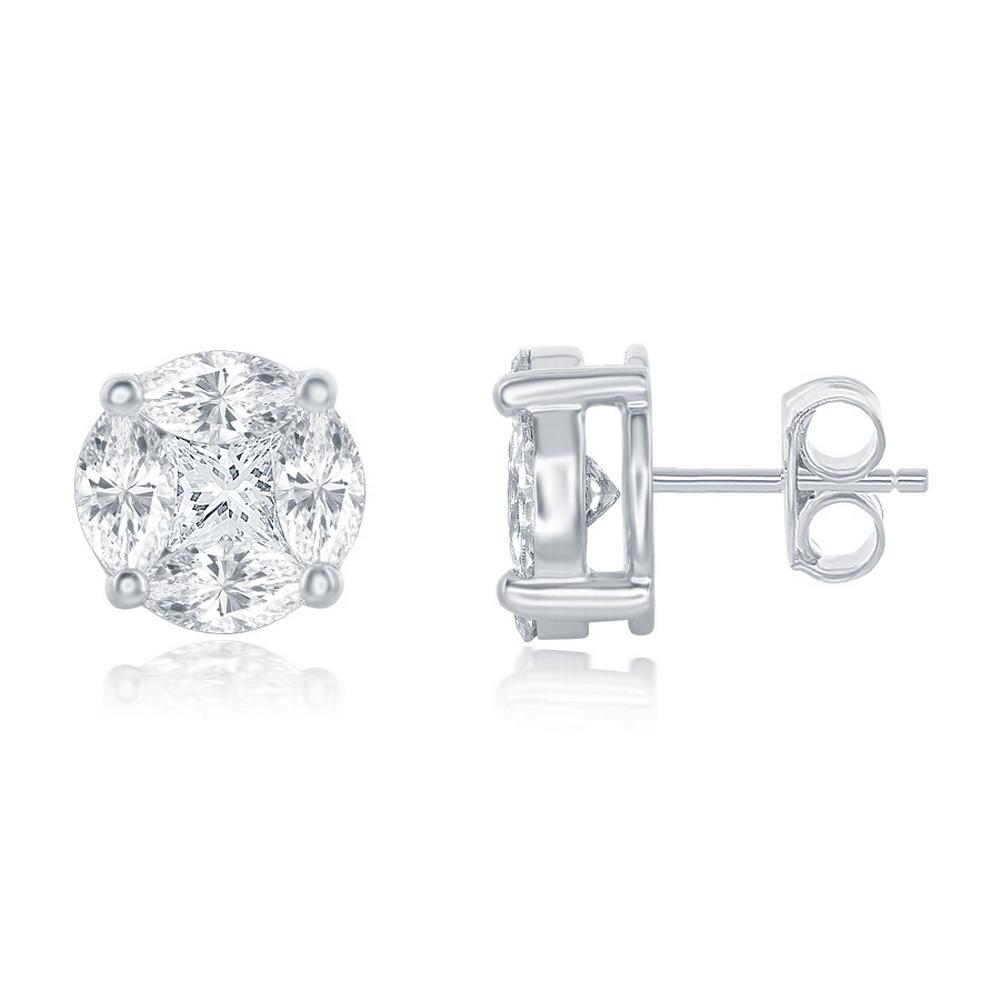 Diamond Stud Earrings 1.50 Carat