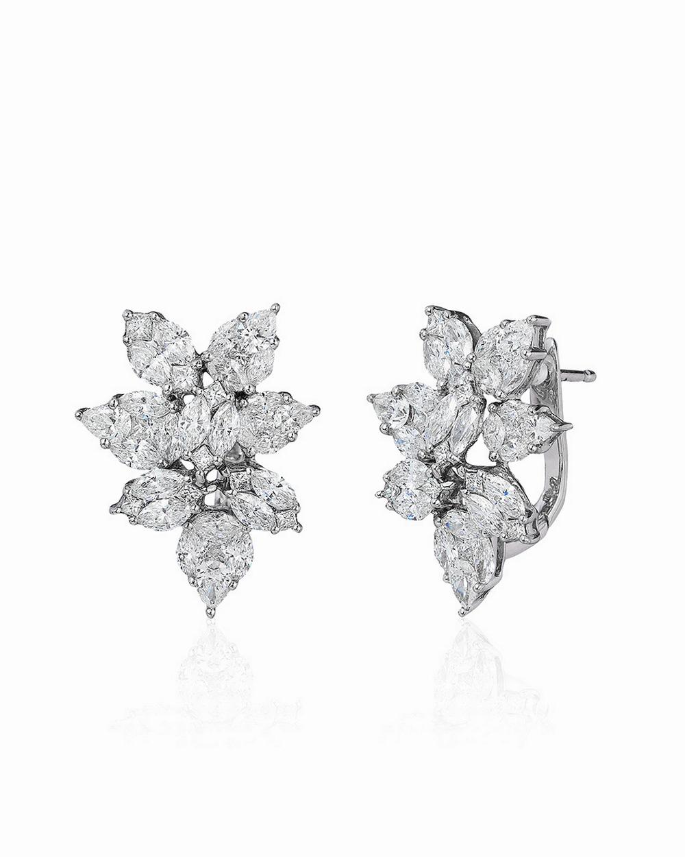 18K Pear Shape Earrings