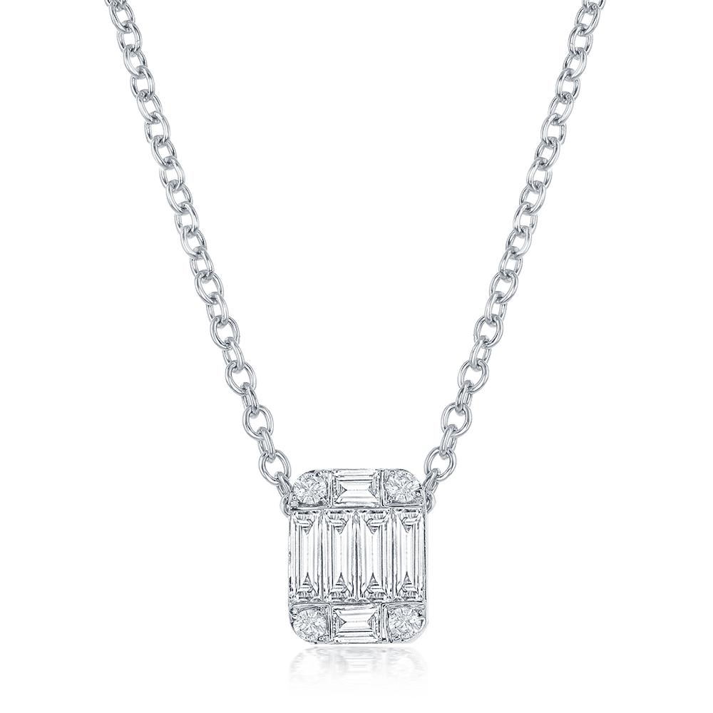 Emerald Cluster Pendant 18K