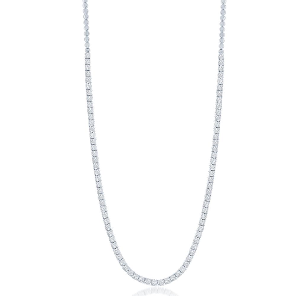 7.20 Ct. Diamond necklace 17 inch.
