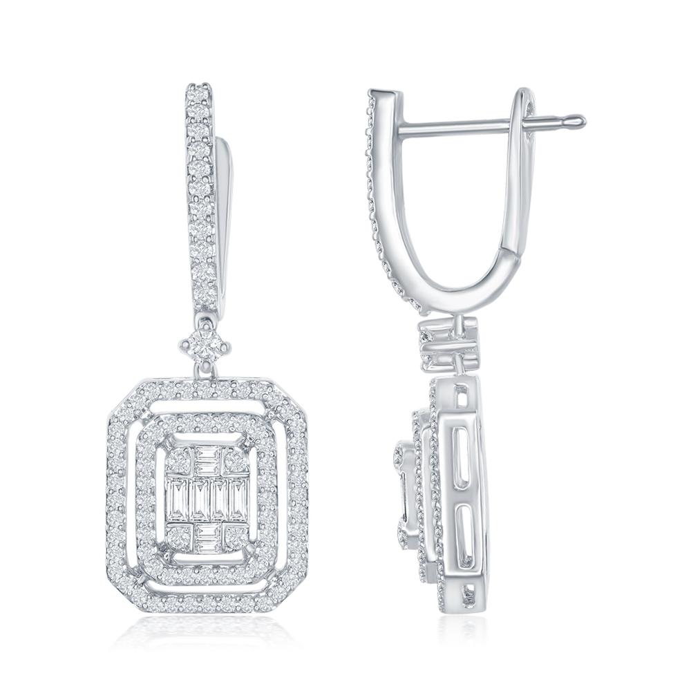 Hanging Multi-Cut Diamond Cluster with Double Halo