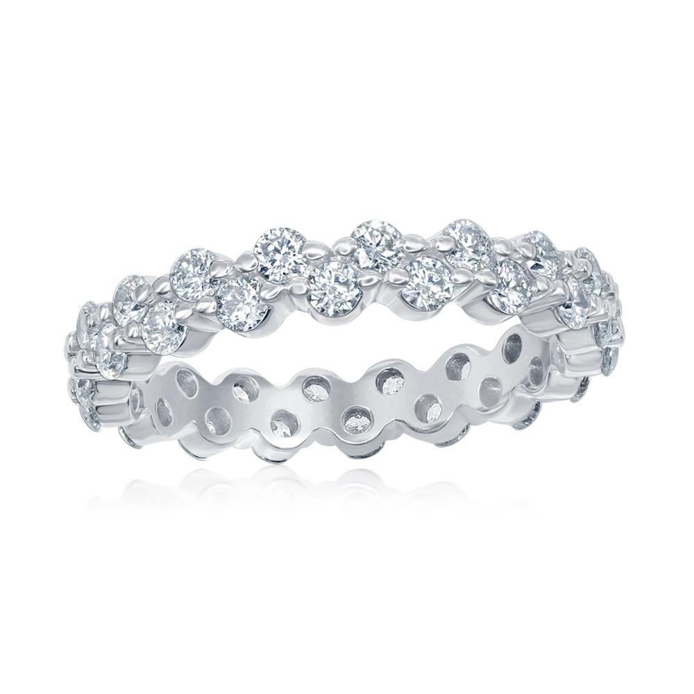 Smaller ZigZag Eternity Ring