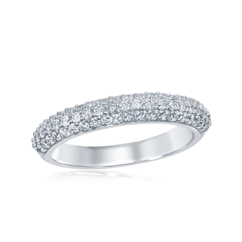 3 Row Pave Half-Way 