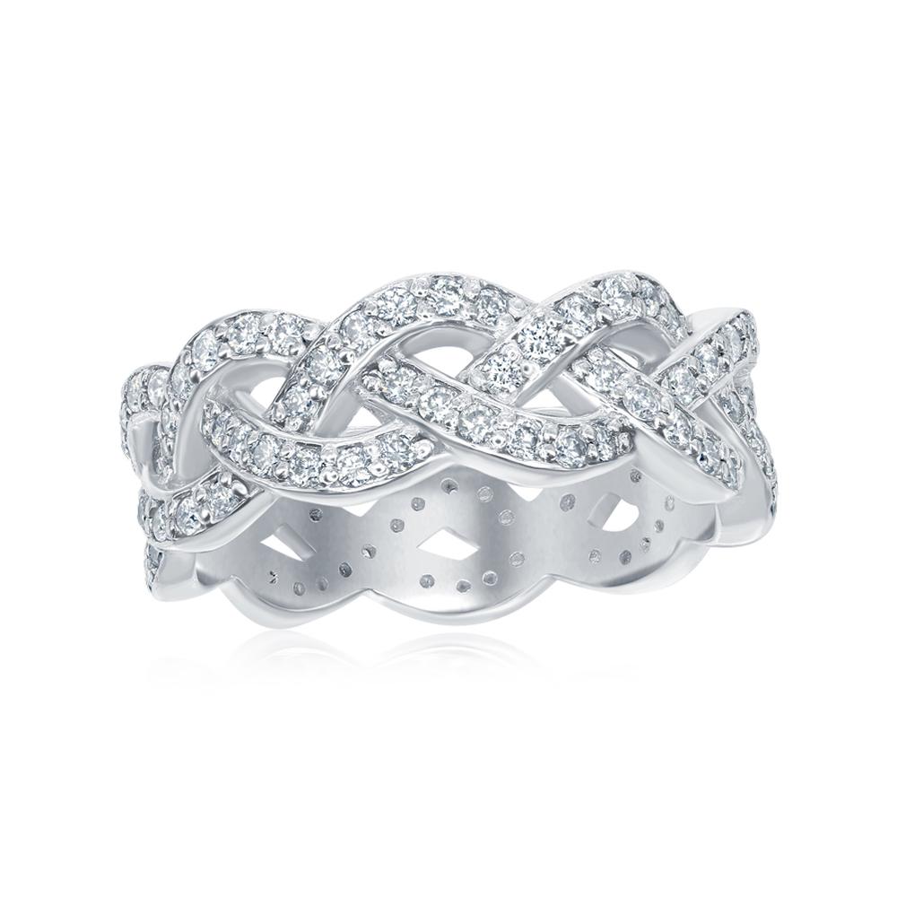 Diamond Swirl Ring