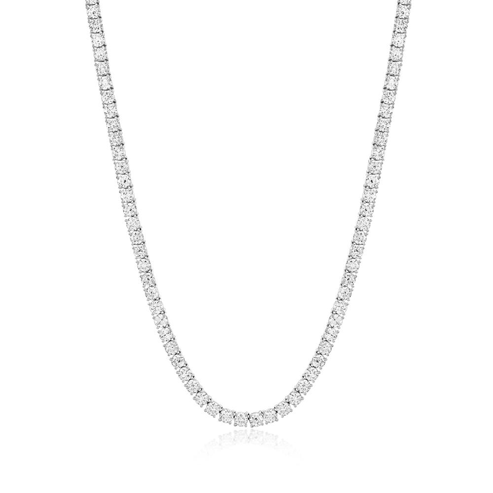 20 Pointer Tennis Necklace 16 Inch